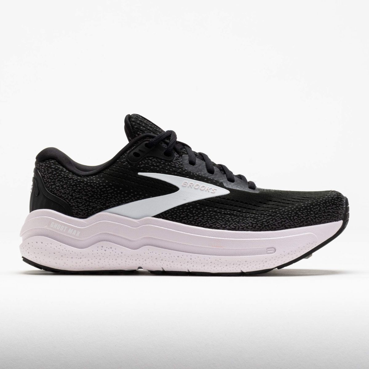 Brooks Ghost Max 2 Women's Running Shoes Black/White/Orchid Ice