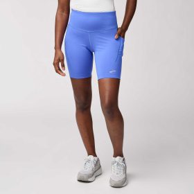 Brooks Spark 8" Short Tight Women's Running Apparel Bluebell