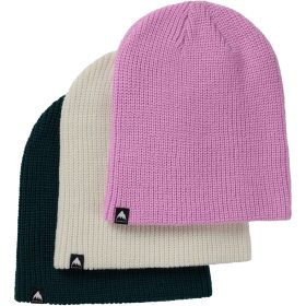 Burton Recycled DND Beanie - 3-Pack - Kids' Orchid Purple/Stout White/Deep Emerald, One Size