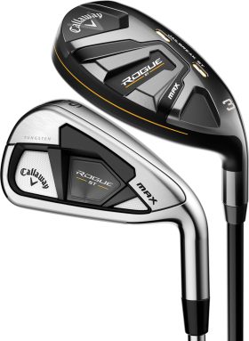 Callaway Rogue ST MAX Hybrid Combo Iron Set - 5H,6H,7-PW,AW - LIGHT - RIGHT - Golf Clubs