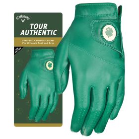 Callaway Women's Lucky Tour Authentic Glove S/Green/Worn On Left