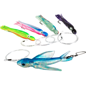 Carolina Lures Inline Yummee Bird Rigged Trolling Lure Chase Lure Kit - Blue/Crystal