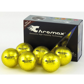 Chromax M1x Golf Balls (6 Pack) - Gold