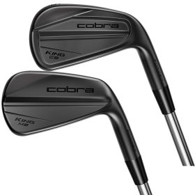 Cobra KING Forged CB/MB Black DBM Finish Irons RH/4-9P/KBS $-Taper Black PVD steel (Standard)/S