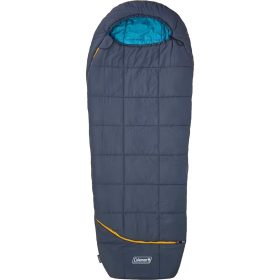 Coleman Big Bay Big & Tall Contour Sleeping Bag: 20F Synthetic Navy, One Size