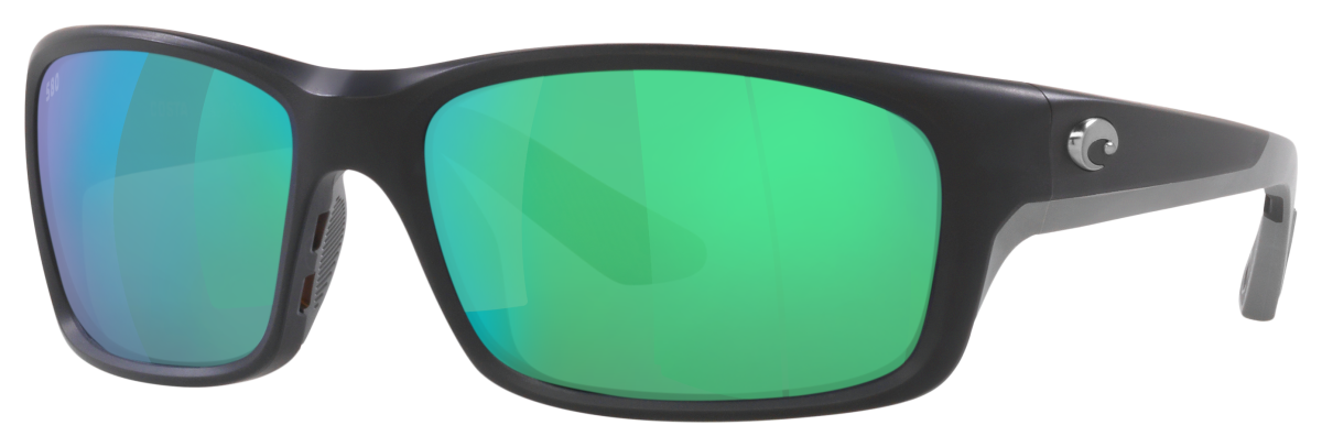 Costa Del Mar Jose PRO 580G Glass Polarized Sunglasses - Matte Black/Green Mirror - Large