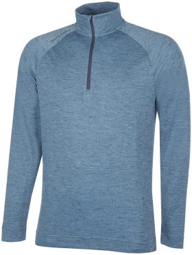 Galvin Green Dion Insulating Midlayer Men's Golf Pullover - Blue, Size: XXL