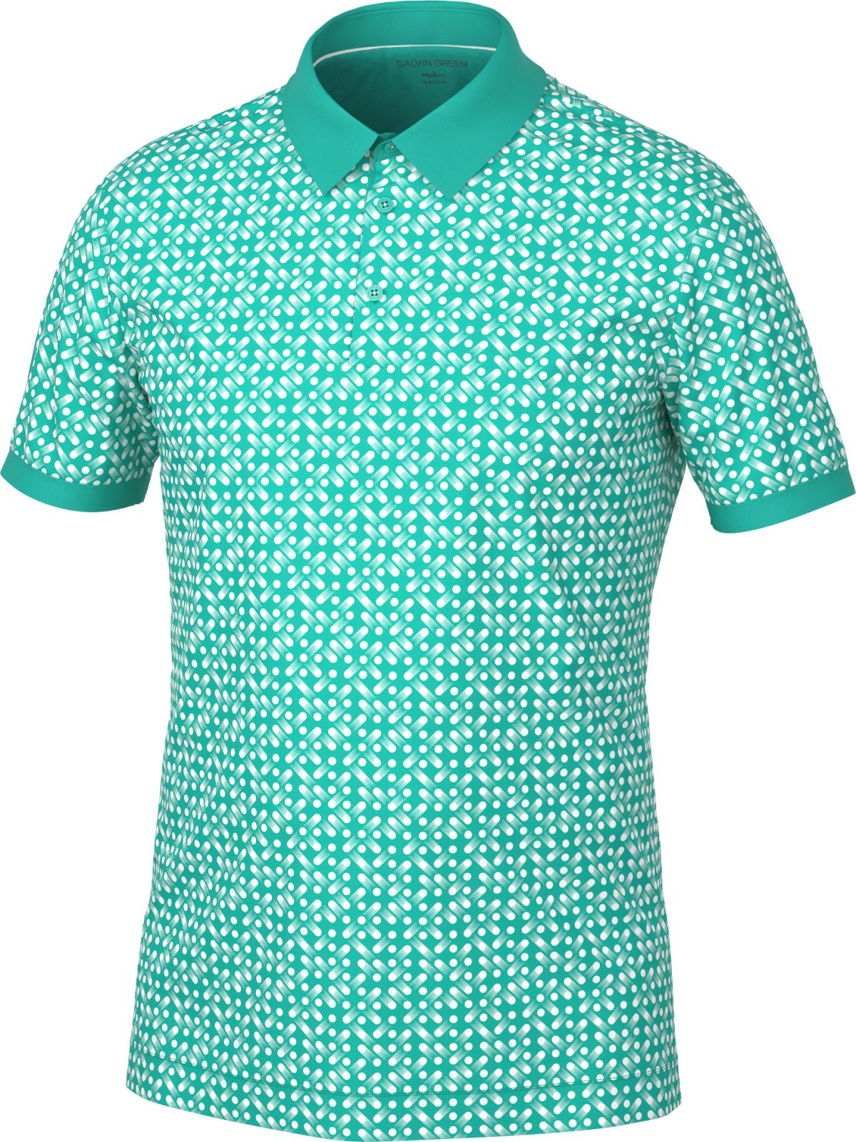 Galvin Green Melvin Men's Golf Polo - Green, Size: Medium