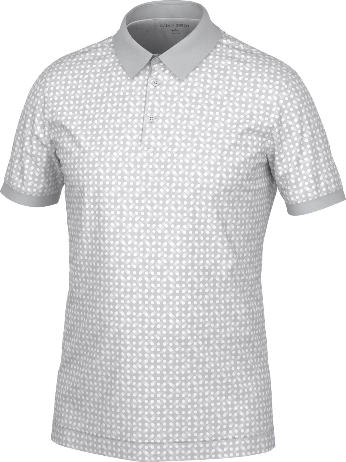 Galvin Green Melvin Men's Golf Polo - Grey, Size: Medium