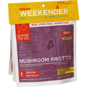 Good To-Go Yellow Weekender: Mushroom Risotto, Oatmeal, Pasta Marinara, 3-Pack