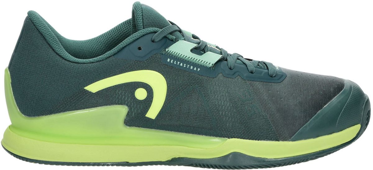 Head Men's Sprint Pro 3.5 Clay Court Tennis Shoes (Forest Green/Light Green)