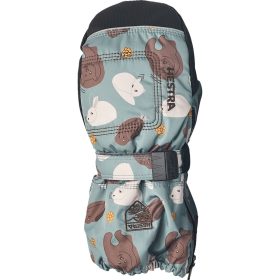 Hestra Baby Zip Long Mitten - Toddlers' Sea Blue Print, 3