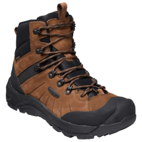 KEEN Revel IV Polar Insulated Waterproof Hiking Boots for Men - Dark Earth/Caramel Cafe - 9.5M