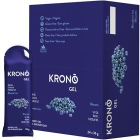 Krono Nutrition Energy Gels - Box of 24 Blueberry, One Size