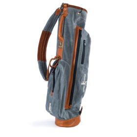 Links & Kings Links Waxed Canvas Golf Carry Bag Waxed Canvas/Tan