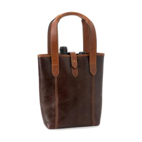 Links & Kings Sundance Wine Carrier RUSTIC SADDLE