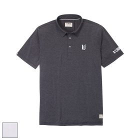 Linksoul Tour Logo Delray Polo S/BLACK HEATHER