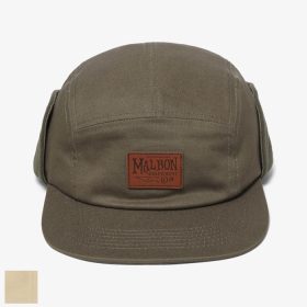 Malbon Blind Ear Flap 5 Panel Hat Army