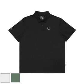 Malbon Performance Pique Polo S/BLACK