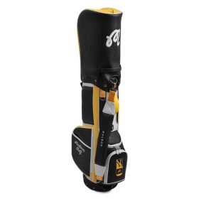 Malbon Reef Comber Golf Bag BLACK/YELLOW