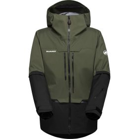 Mammut Haldigrat HS Hooded Jacket - Men's Dark Marsh/Black, XXL