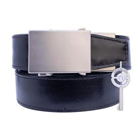 Nexbelt 35mm Cuff Key EDC Leather Belt Black