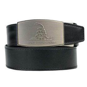 Nexbelt Gadsden Flag PreciseFit Don't Tread On Me EDC Leather Belt Black