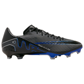 Nike Mens Nike Zoom Vapor 15 Academy FG/MG - Mens Soccer Shoes Black/Chrome/Hyper Royal Size 7.0