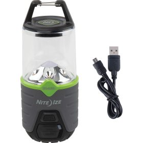 Nite Ize Radiant 314 Rechargeable Lantern Lime/Charcoal, One Size