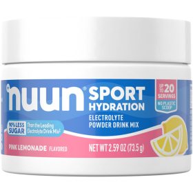 Nuun Sport Hydration Powder - 20-Serving Canister Pink Lemonade, One Size