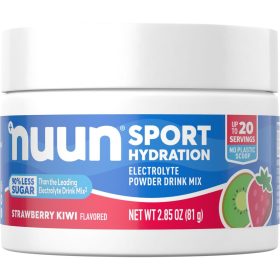 Nuun Sport Hydration Powder - 20-Serving Canister Strawberry Kiwi, One Size