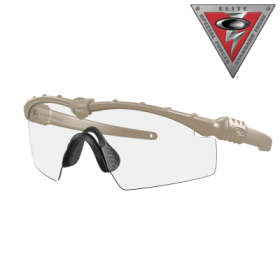 Oakley SI Ballistic M Frame 3.0 OO9146 Sunglasses - SI Dark Bone/Clear - Large