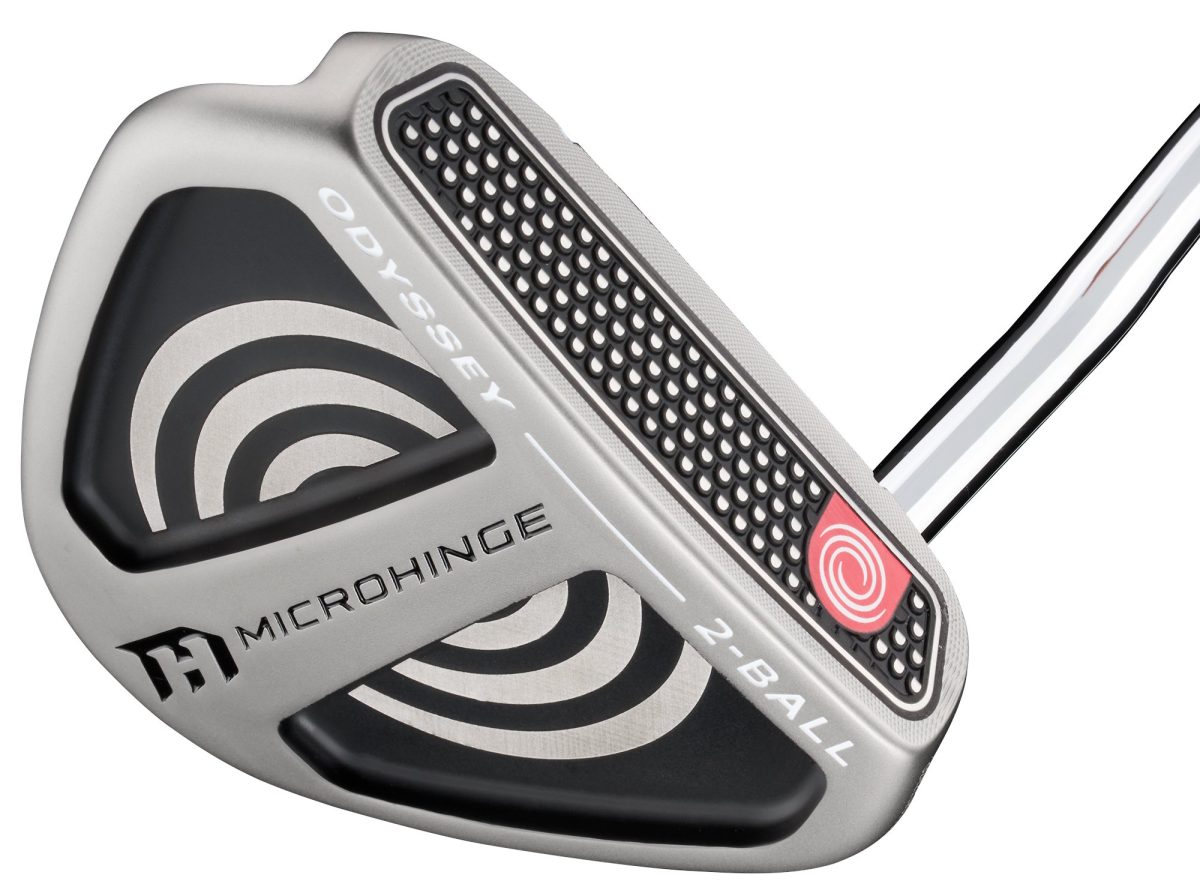 Odyssey Microhinge V-Line 2-Ball DB Putter 2024 - Pistol Grip - RIGHT - VLINE 2BALL DB - 33" - Golf Clubs