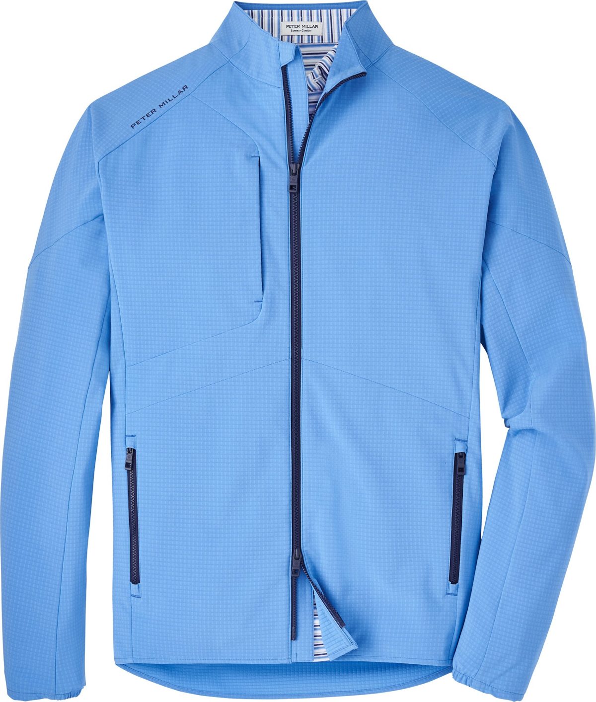 Peter Millar Winter Wind Gust Men's Golf Jacket - Blue, Size: XXL