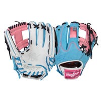 Rawlings Heart of the Hide PRO205W Monkey Exclusive 11.75" Baseball Glove - Blue/Pink Size 11.75 in