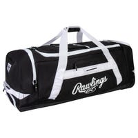 Rawlings YADI 2 Wheeled Catcher's Bag in Black