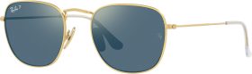 Ray-Ban Frank Titanium Sunglasses, Men's, Brushed Gold/Blue