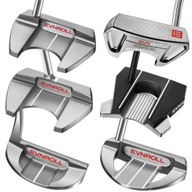 Sale! Evnroll Classic Series Mallet Silver Satin Finish Putters RH/34.0 inches/ER10 Outback Mallet w/TourTac Black Grip