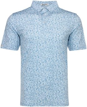 Straight Down Nuevo Pacifico Men's Golf Polo - Blue, Size: Small