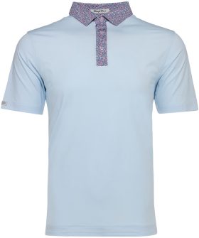 Straight Down Seabrook Men's Golf Polo - Blue, Size: Medium