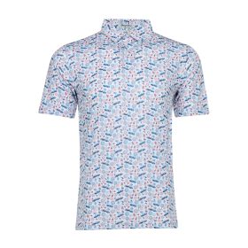 Straight Down Spartan Fourth Polo S/WHITE