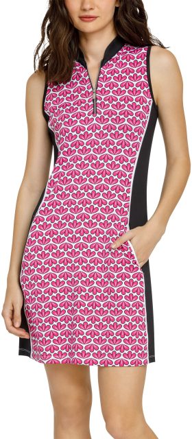 Tail Activewear Womens Emmalynn 36.5 Inch Sleeveless Golf Dress - Pink, Size: Small