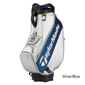 TaylorMade Qi10 Tour Staff Bag Silver/Blue