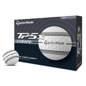 TaylorMade TP5x Stripe Golf Balls White