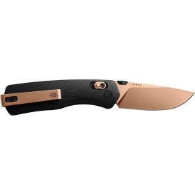 The James Brand The Carter Knife Black/Rose Gold/G10, Straight