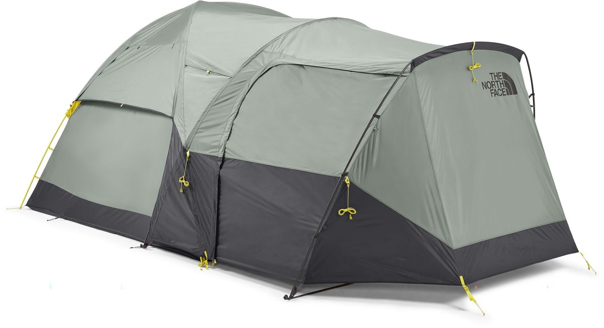 The North Face Wawona 6 Person Tent, No Size, Agave Green/Asphalt Grey