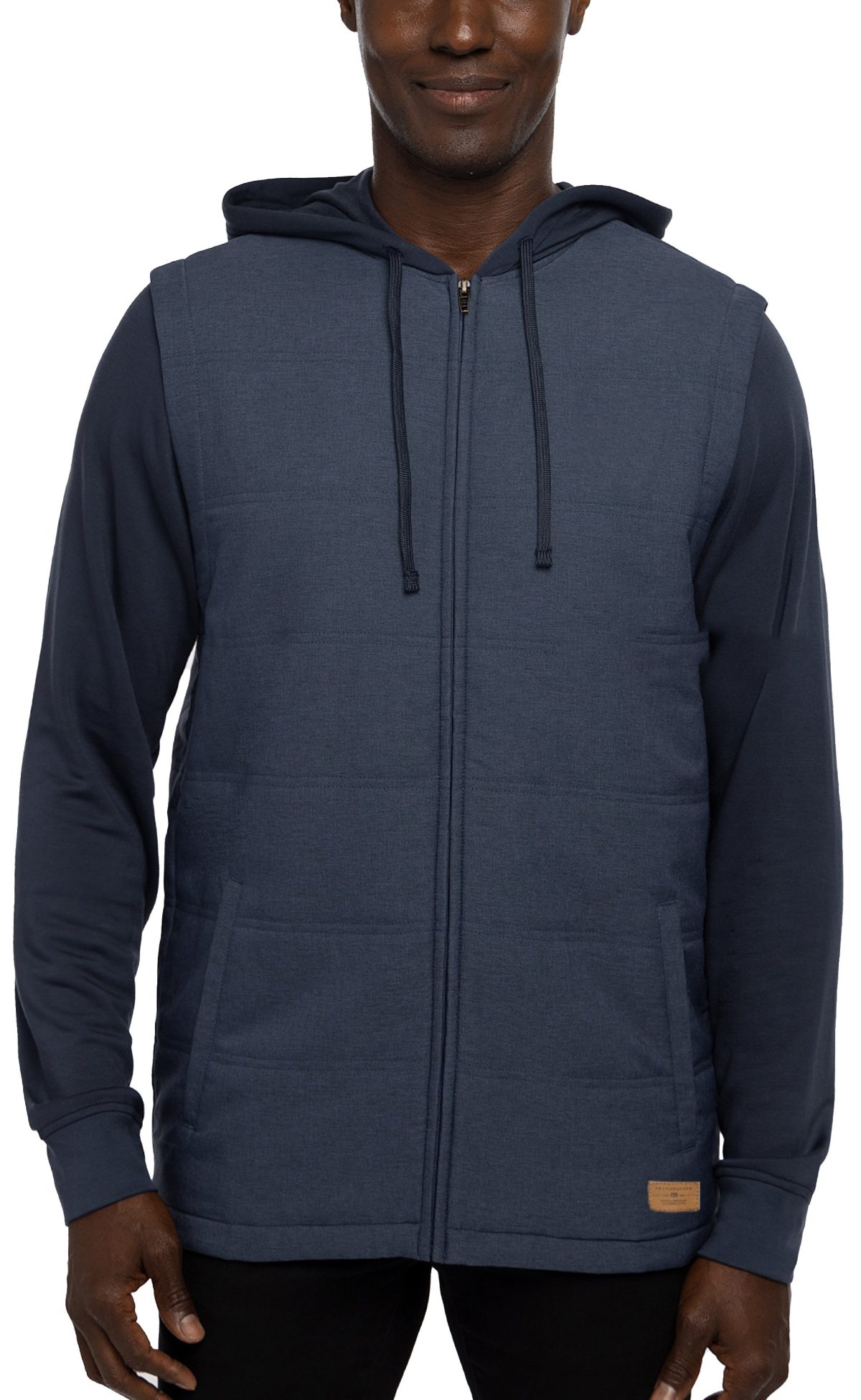 TravisMathew Scavenger Hooded Men's Golf Jacket - Blue, Size: Small