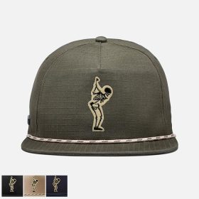 True Linkswear TRUE Ripstop Rope 5-Panel Snapback - Dead Golfer Sand