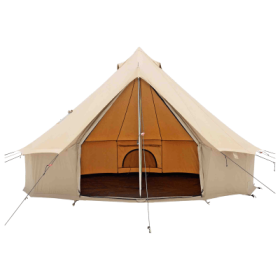 White Duck Outdoors Regatta 13' Fire-Water-Repellent Bell Tent - Sandstone Beige