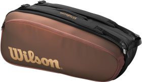 Wilson Super Tour Pro Staff v14 9 Pack Tennis Bag (Copper/Black)